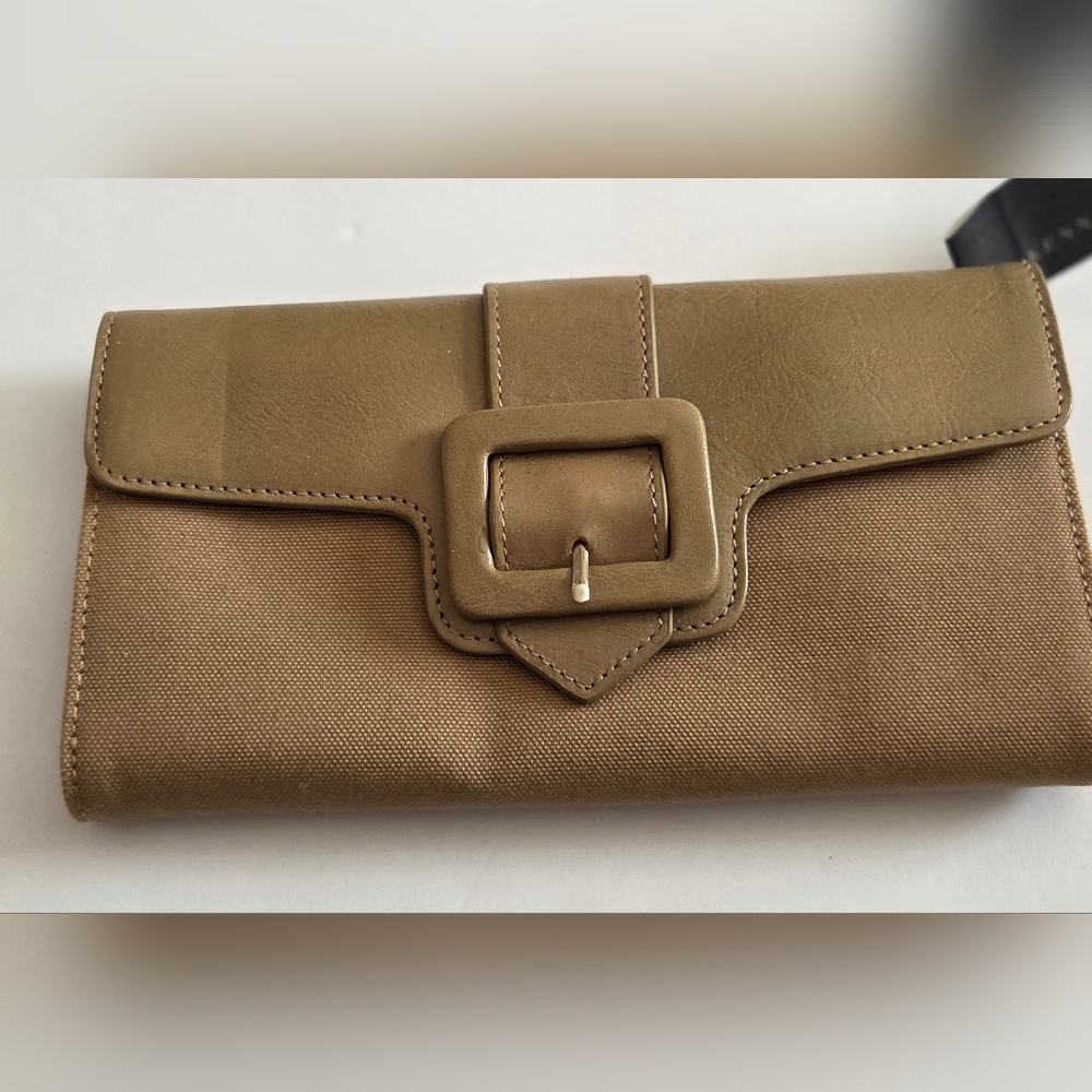 KENNETH COLE NEW YORK 15 CC ORGANIZER WALLET, OLIVE